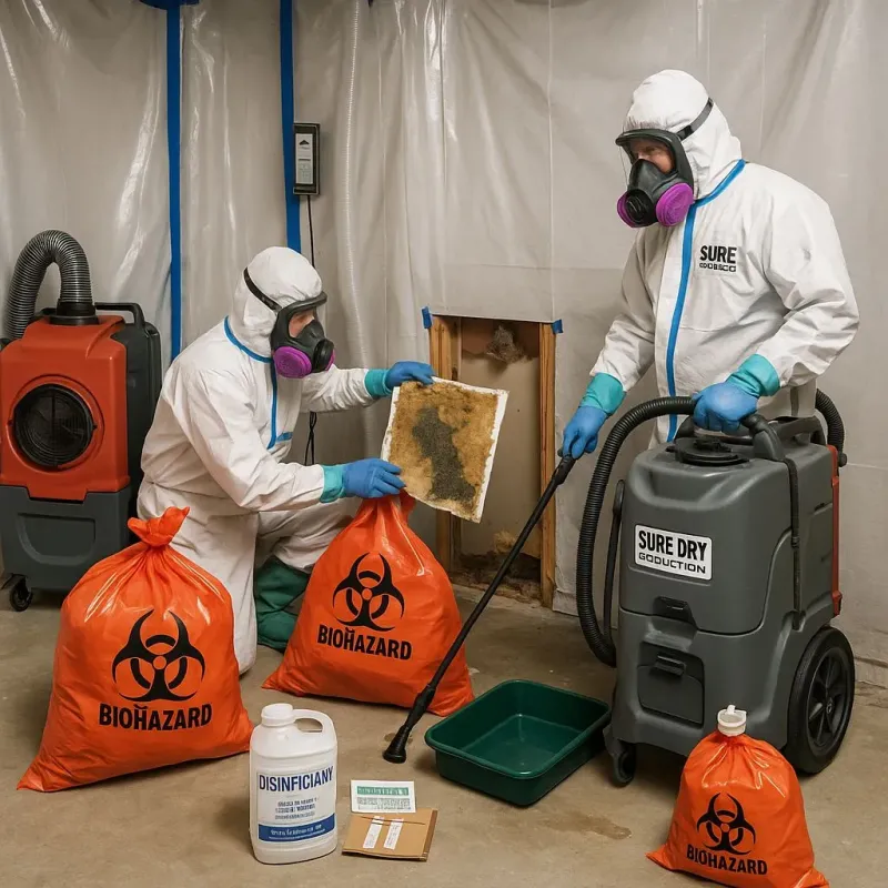 Contaminated Water Handling Protocols process in Burlington, KS