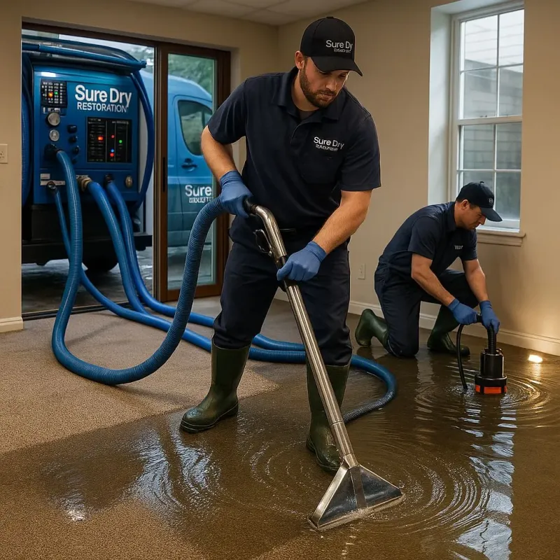 Water Extraction and Removal process in Burlington, KS